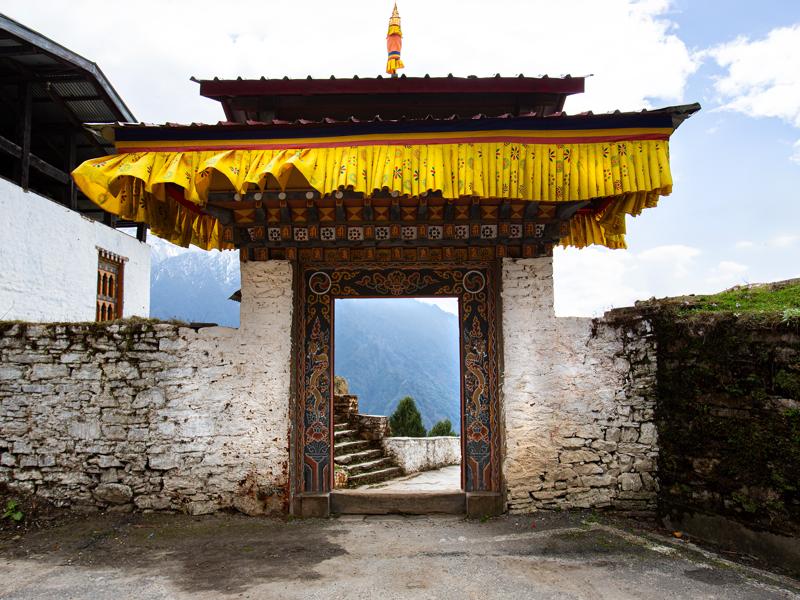 Entrance to Gasa Dzong