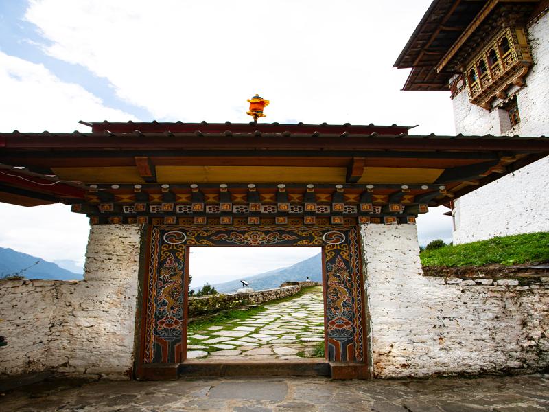 Entrance to Gasa Dzong