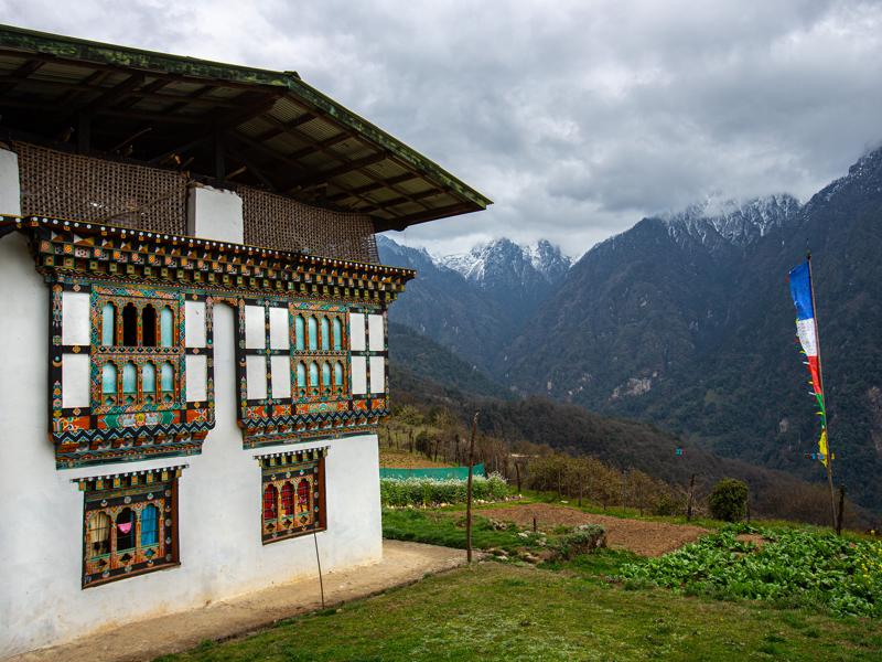 The farmhouse we stayed at