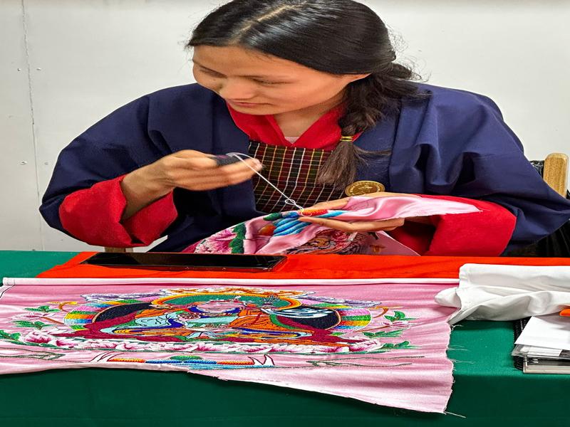 Embroidery at the art institute