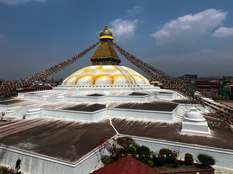Bouda temple from above