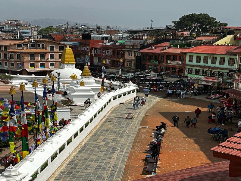 Streets around bouda temple