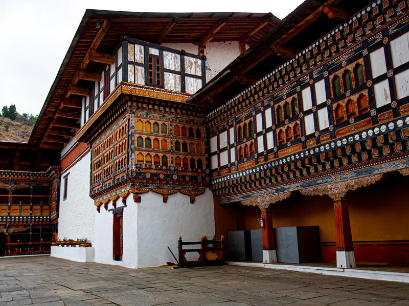 Inside Rinpung Dzong
