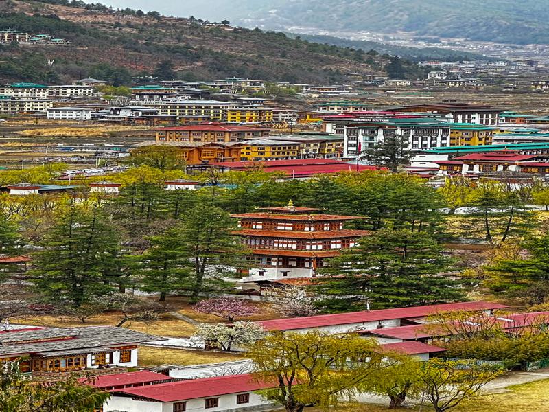 Paro valley view