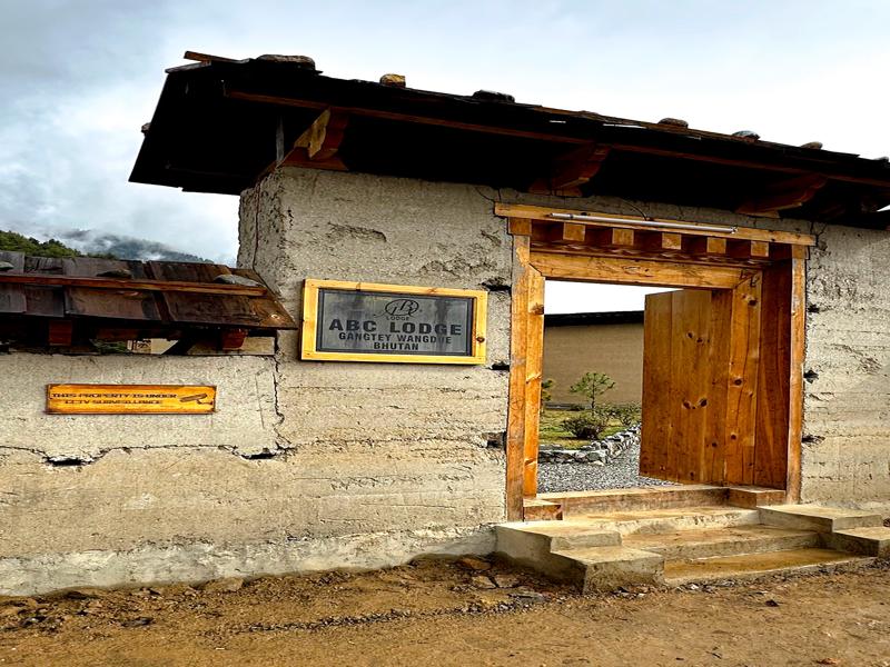 Our hotel in Phobjikha Valley