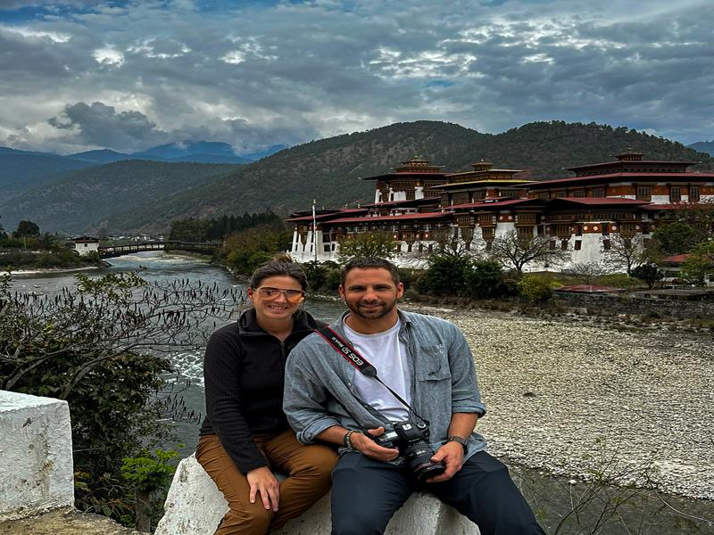 Us at the Punakha Dzong