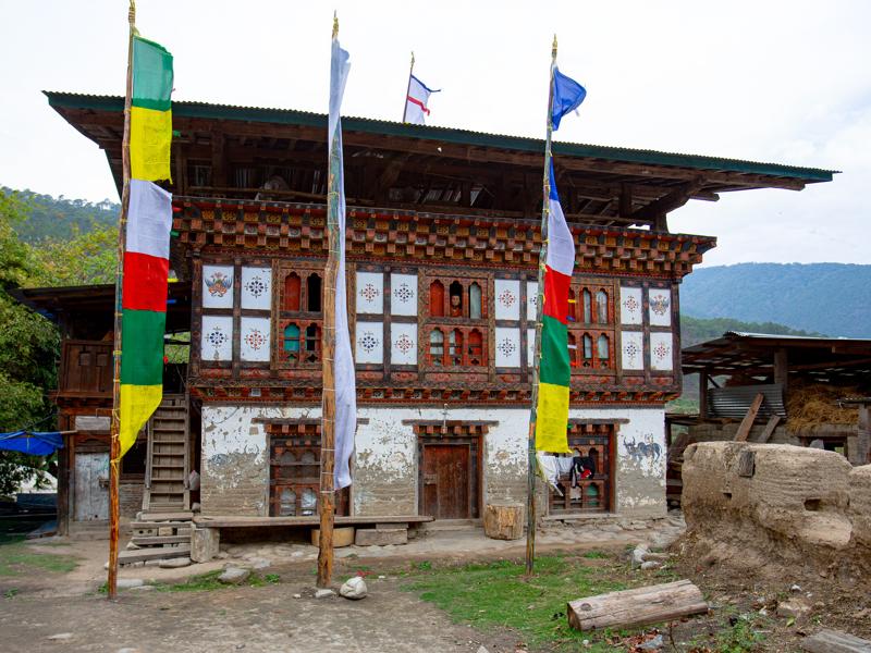 Local house near the river