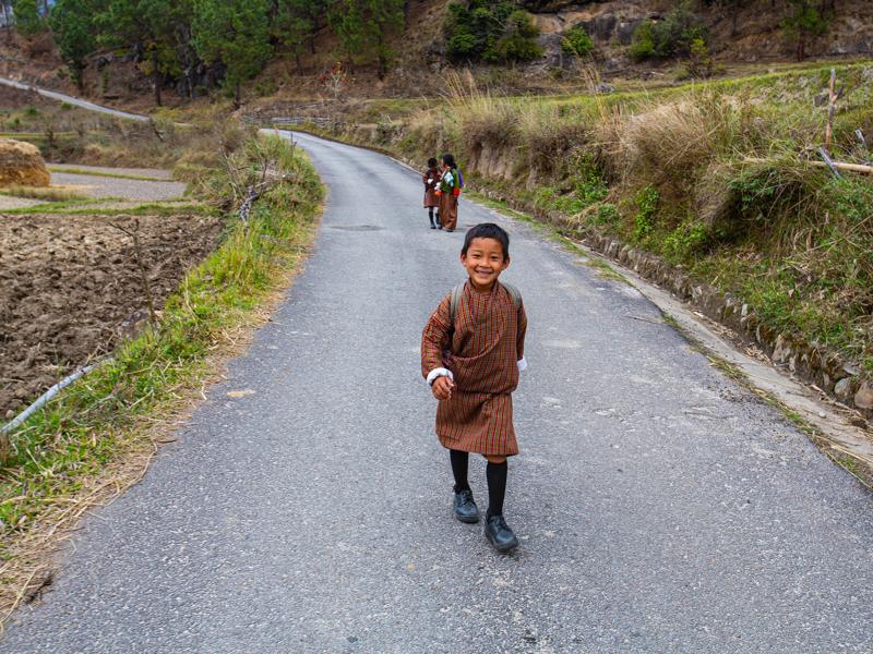 Friendly school kids