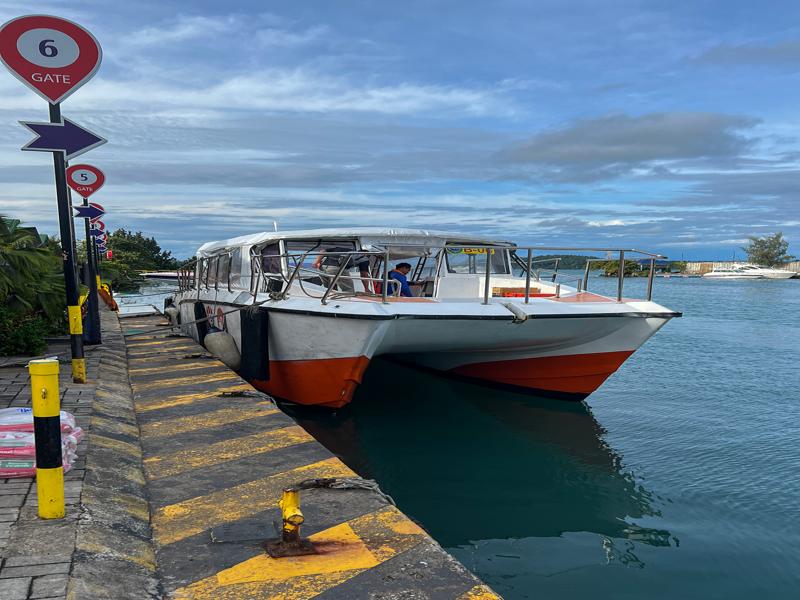 Ferry at the port