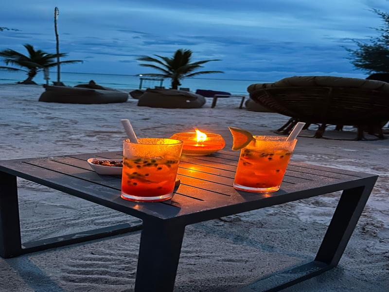 Back for happy hour passionfruit drinks