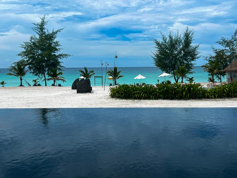 View from our hotel pool