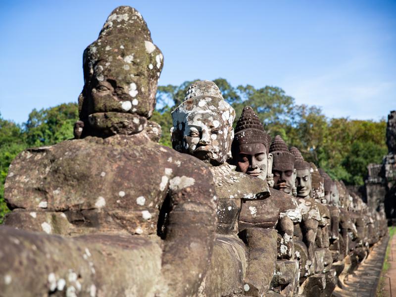 Gate leading into the temple complex