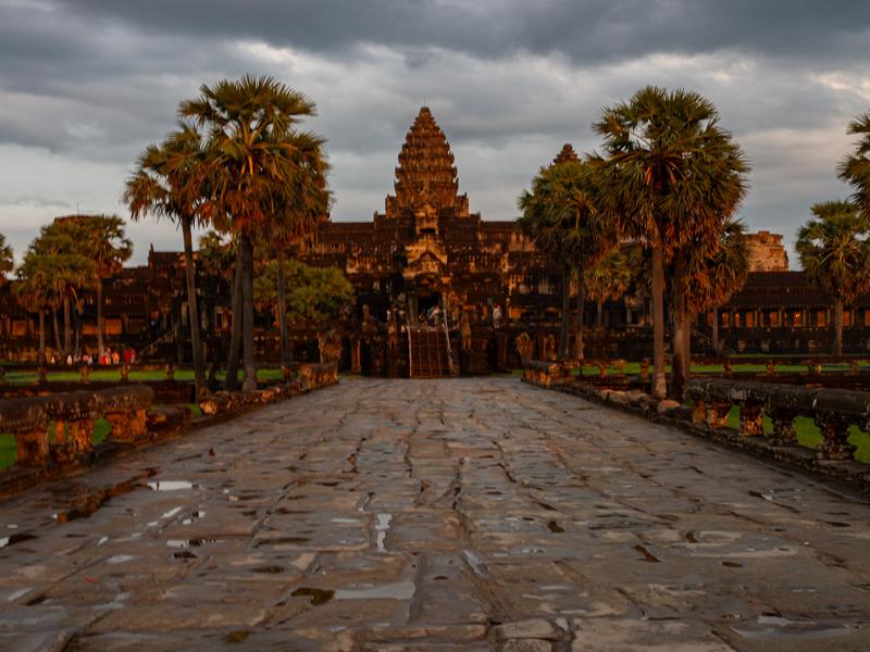 Sunset after the rain