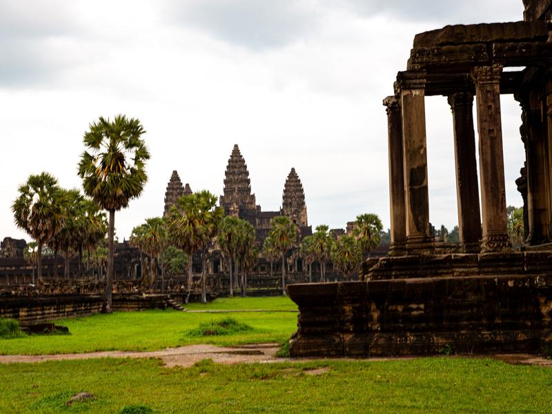Angkor Wat and outbuildings
