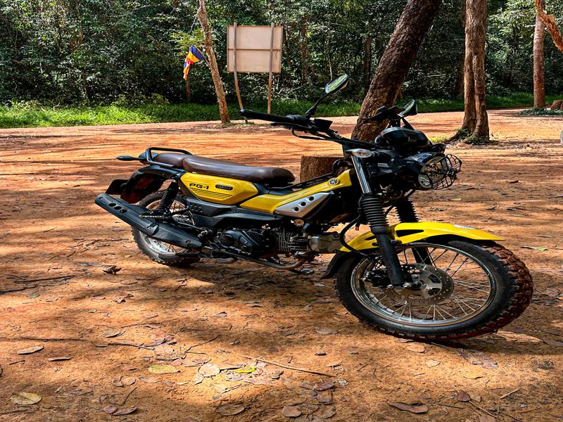 Our bike in the national park