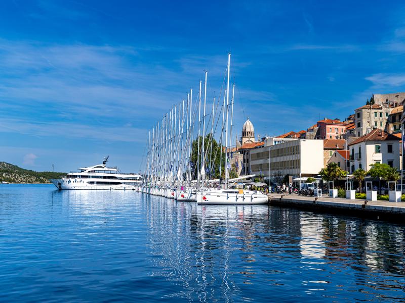 The harbor Sibenik