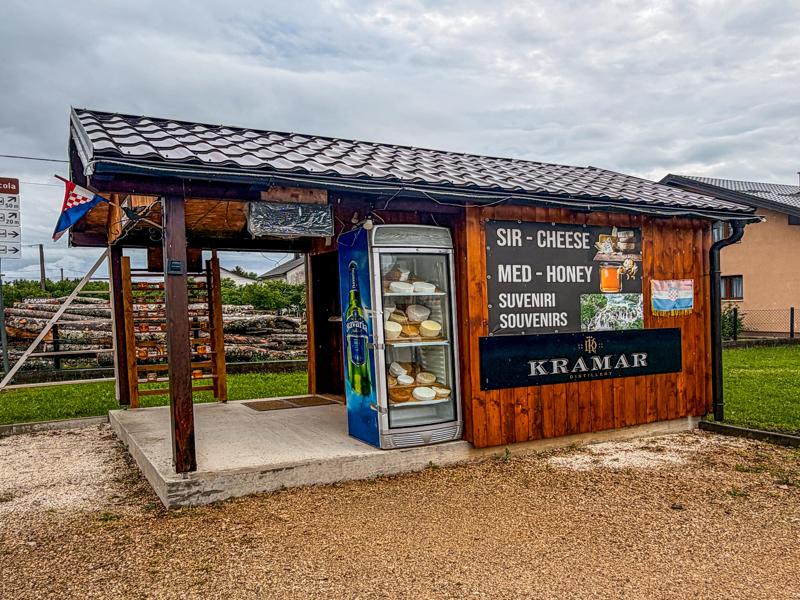 On our way back to the coast there were a bunch of honey and cheese shops