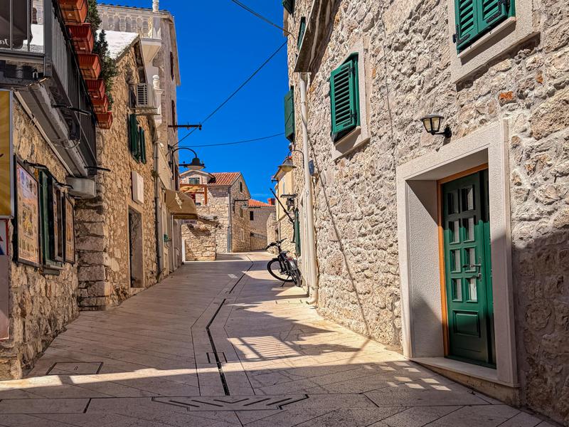 Inside the old city of Primosten