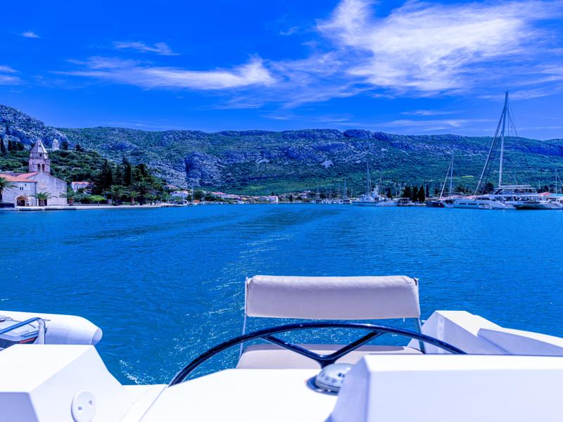 Leaving the Dubrovnik port