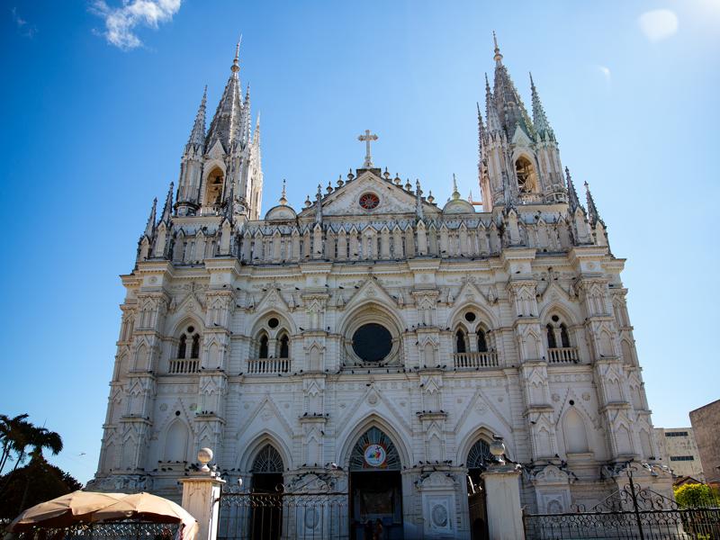 Beautiful large cathedral in Santa Ana