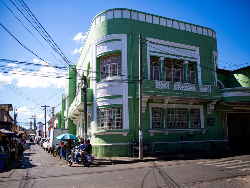 Colorful colonial architecture
