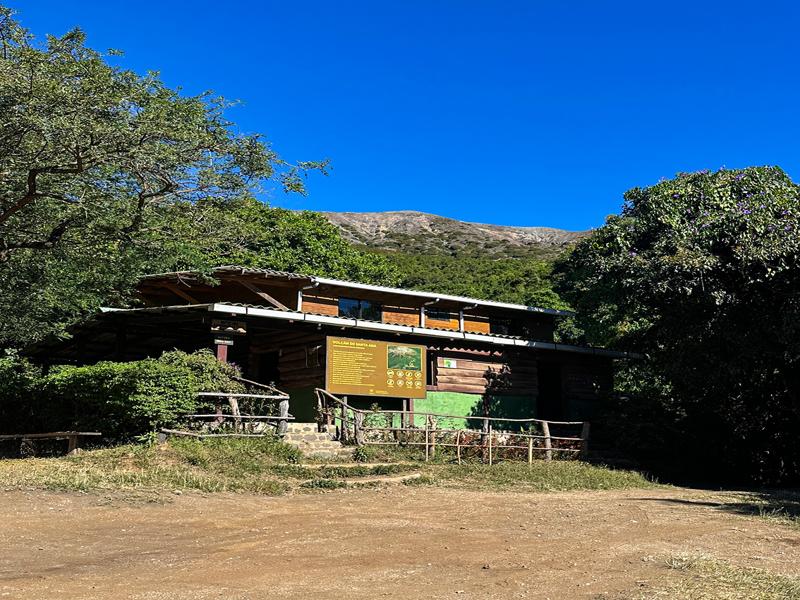 The National Park office on the hike up Santa Ana volcano