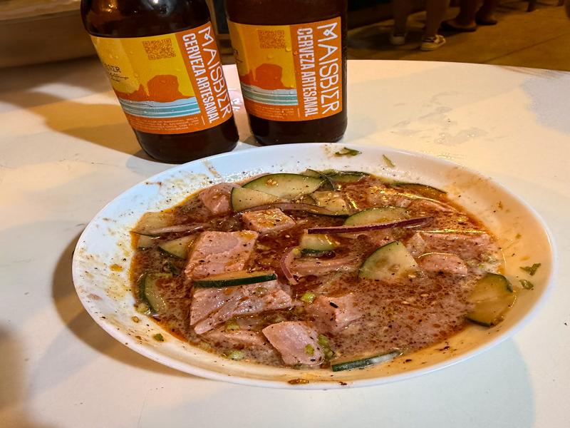 We had to get 3 servings of this ceviche it was SO good!