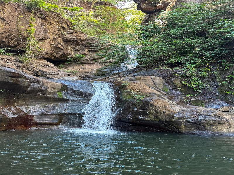 There was also a series of smaller falls