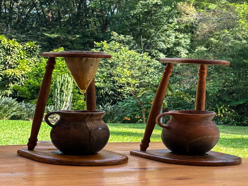 At the end of the tour we had fresh pour over coffee