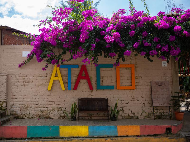 The estate is right outside the town of Ataco