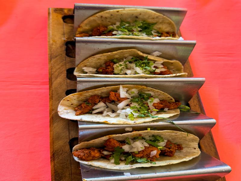 The tacos were delicious!