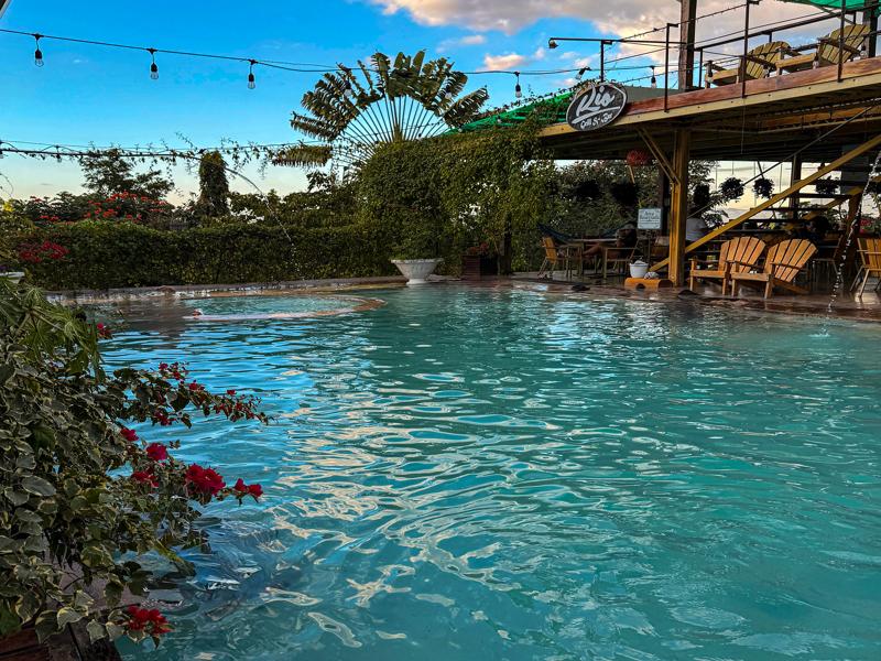 One of the hot springs pools