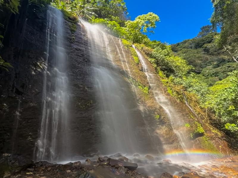 Refreshing falls you can stand under to cool off