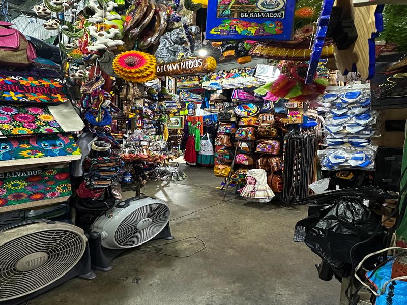 Inside the market there were so many stalls