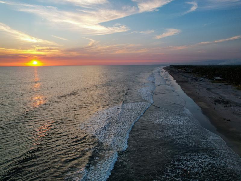 Sunset on our last night