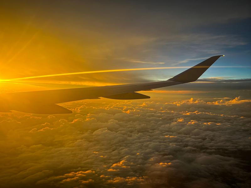 Departing the Bahamas