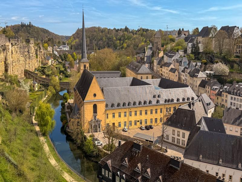 The Grund District from above