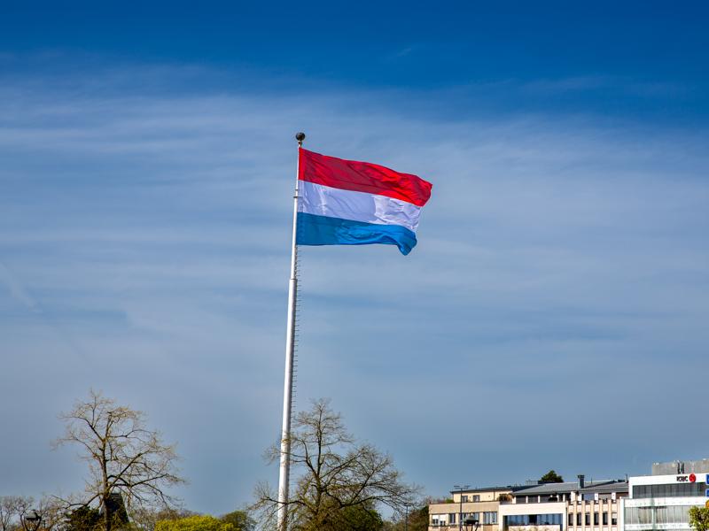 The Luxembourg flag