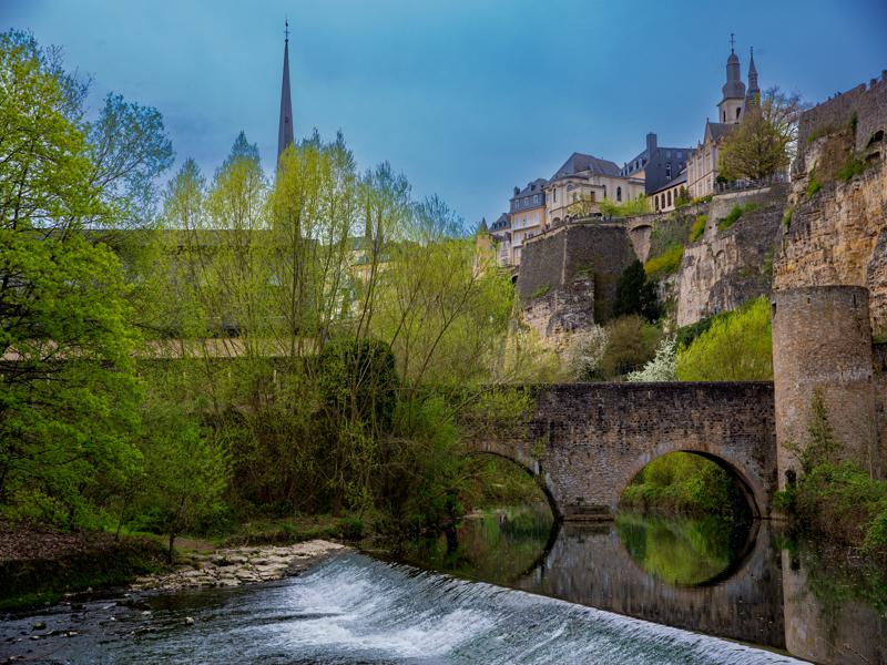 River at the Grund district