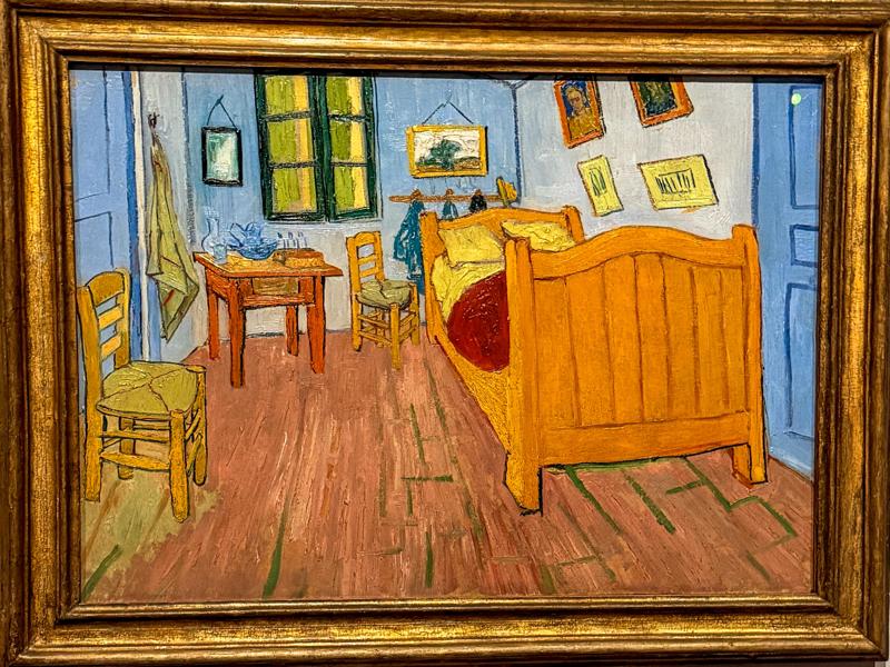 Van Gogh's depiction of his bedroom