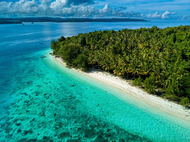 Our island from the drone