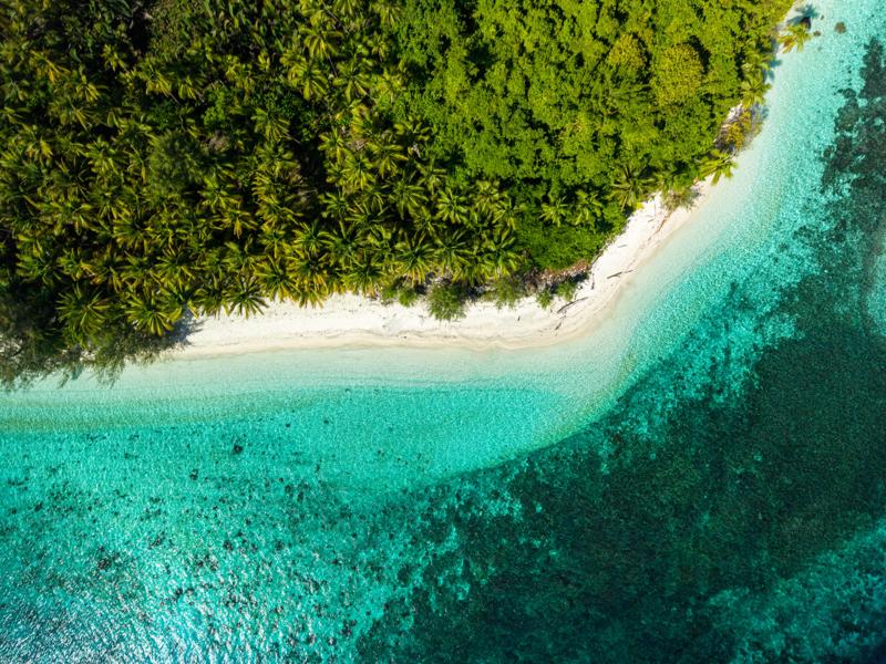 Our island from the drone