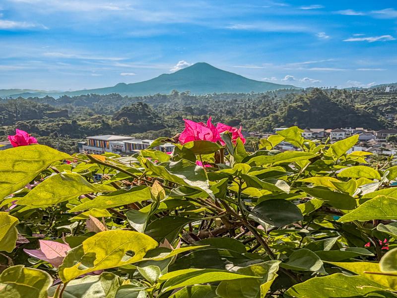 Back in Manado we stopped at a lookout
