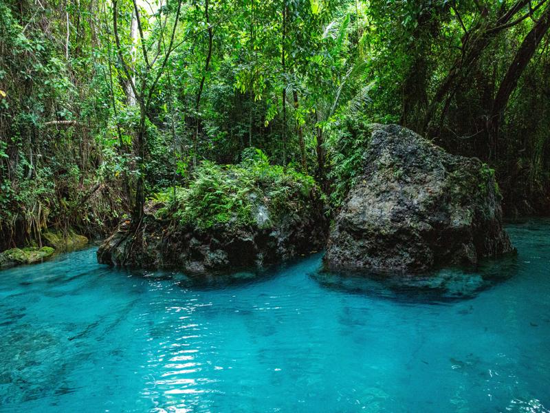 Another clear swimming hole nearby