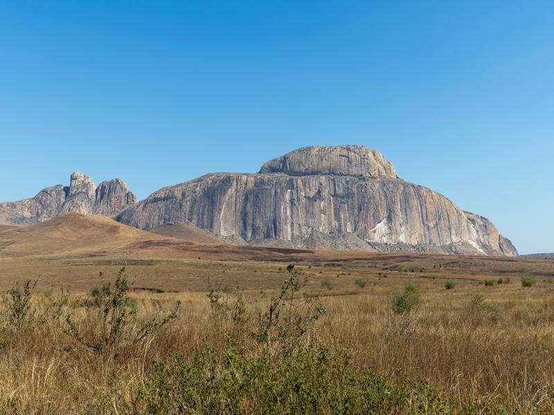 We started to see some very steep granite mountains