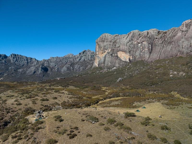 Campsite from the drone