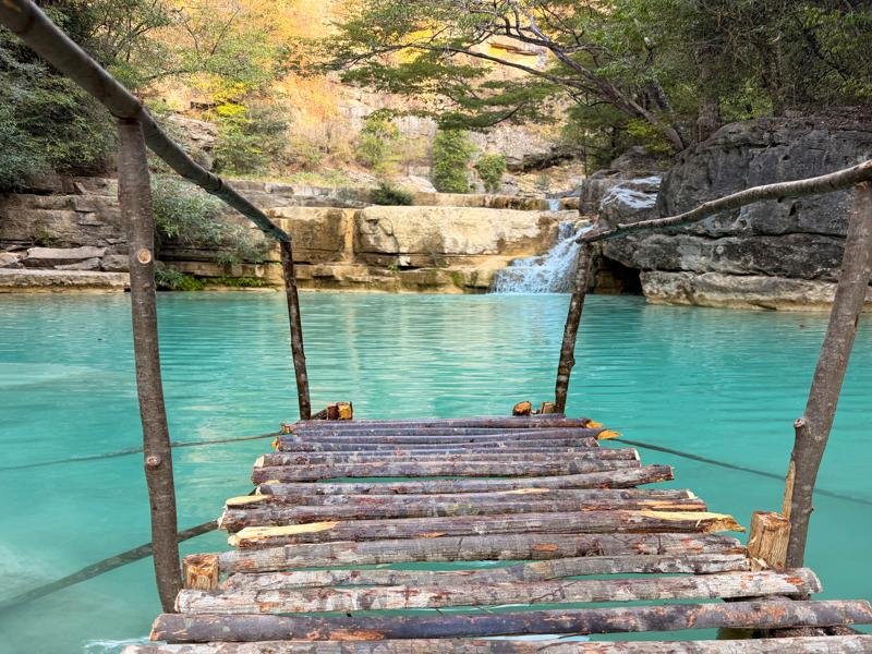 The water there was unreal!