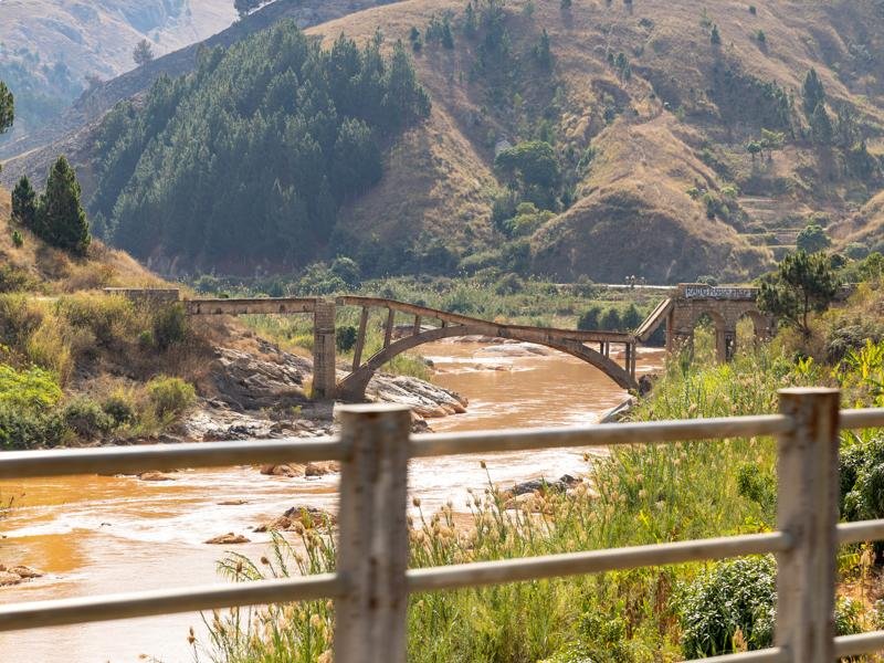 Old bridge no longer in service