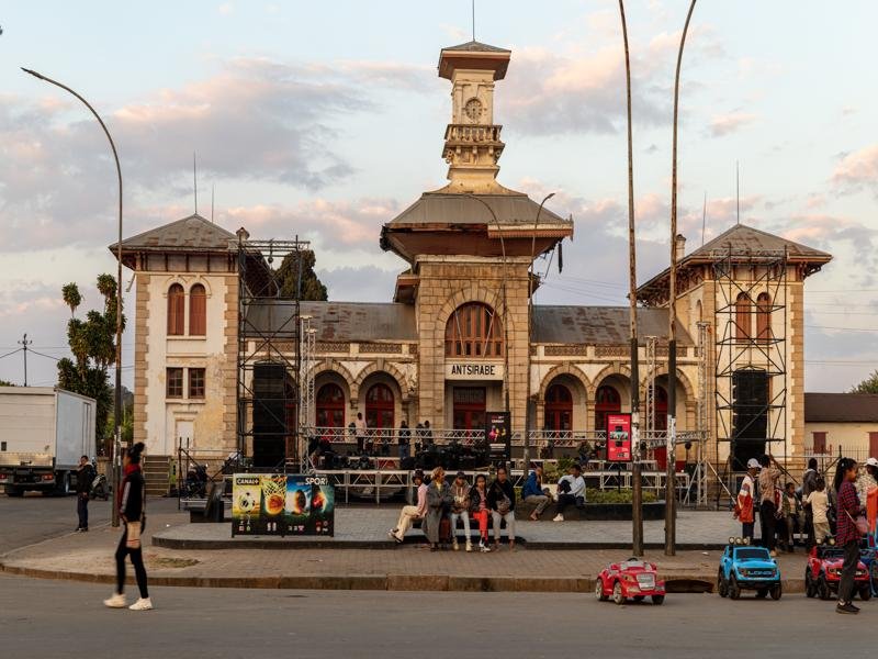 The old train station in Antsirabe