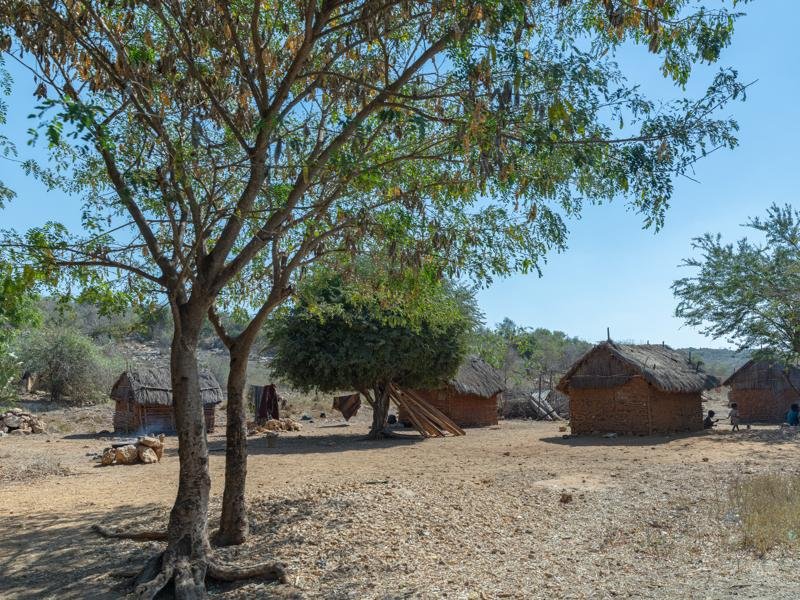 These are typical homes in the countryside for this region